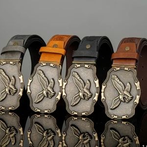New PU Leather Eagle 47" belt &  buckle choose color